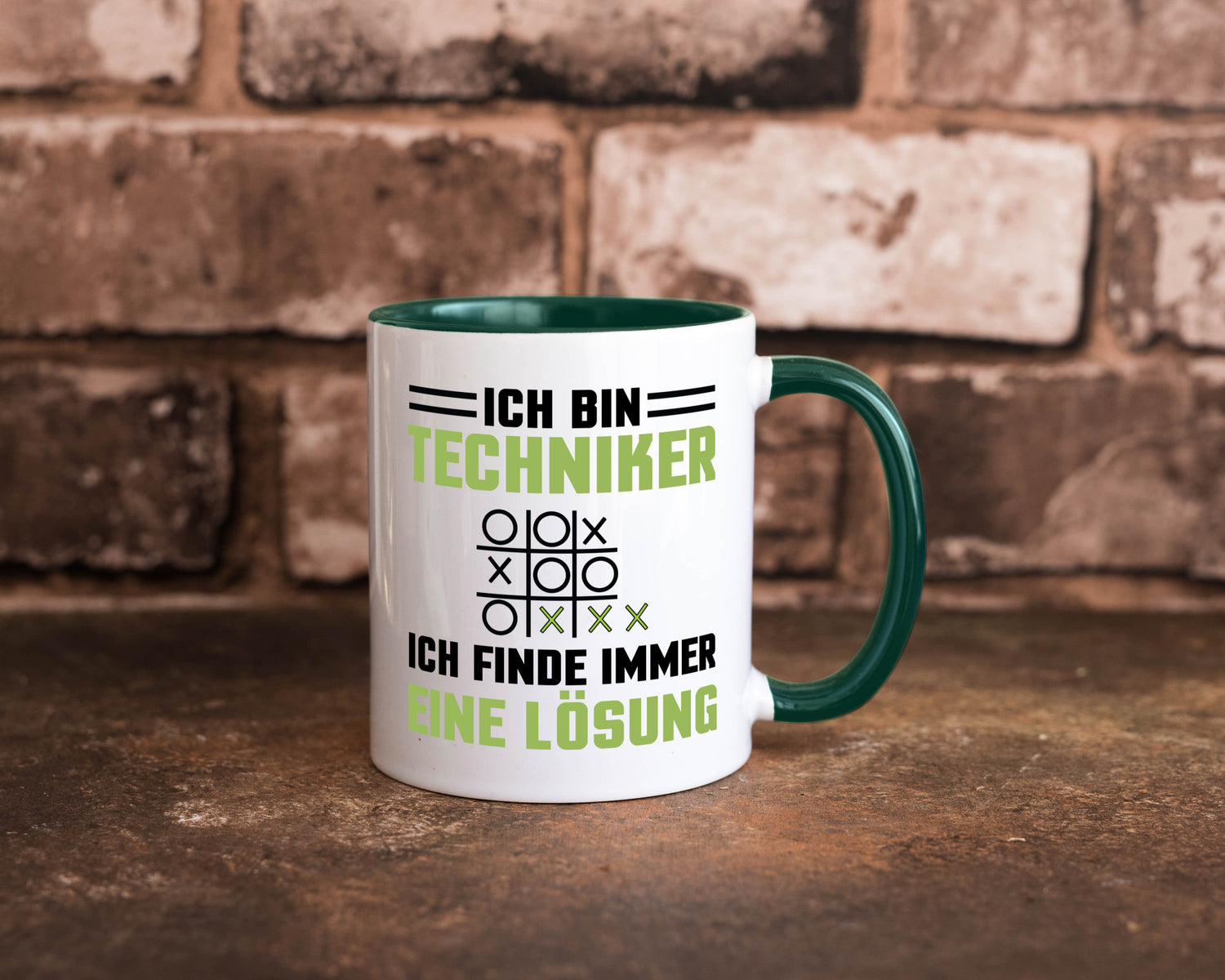 Ich bin Techniker finde immer eine Lösung | lustiger Spruch Geschenk Humor