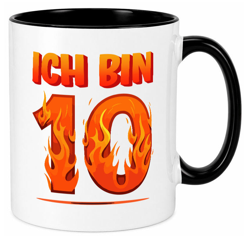 10. Geburtstag | 10 Jahre Drache lustiger Spruch Geschenk Geschenkidee Tasse