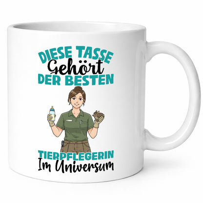 Im Universum: Tierpflegerin | Pflegeberuf Tierheim lustiger Spruch Geschenk