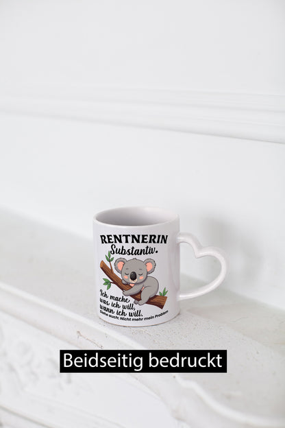Rentnerin | Ich mach was will Faultier Ruhestand Humor Jubiläum Geschenkidee