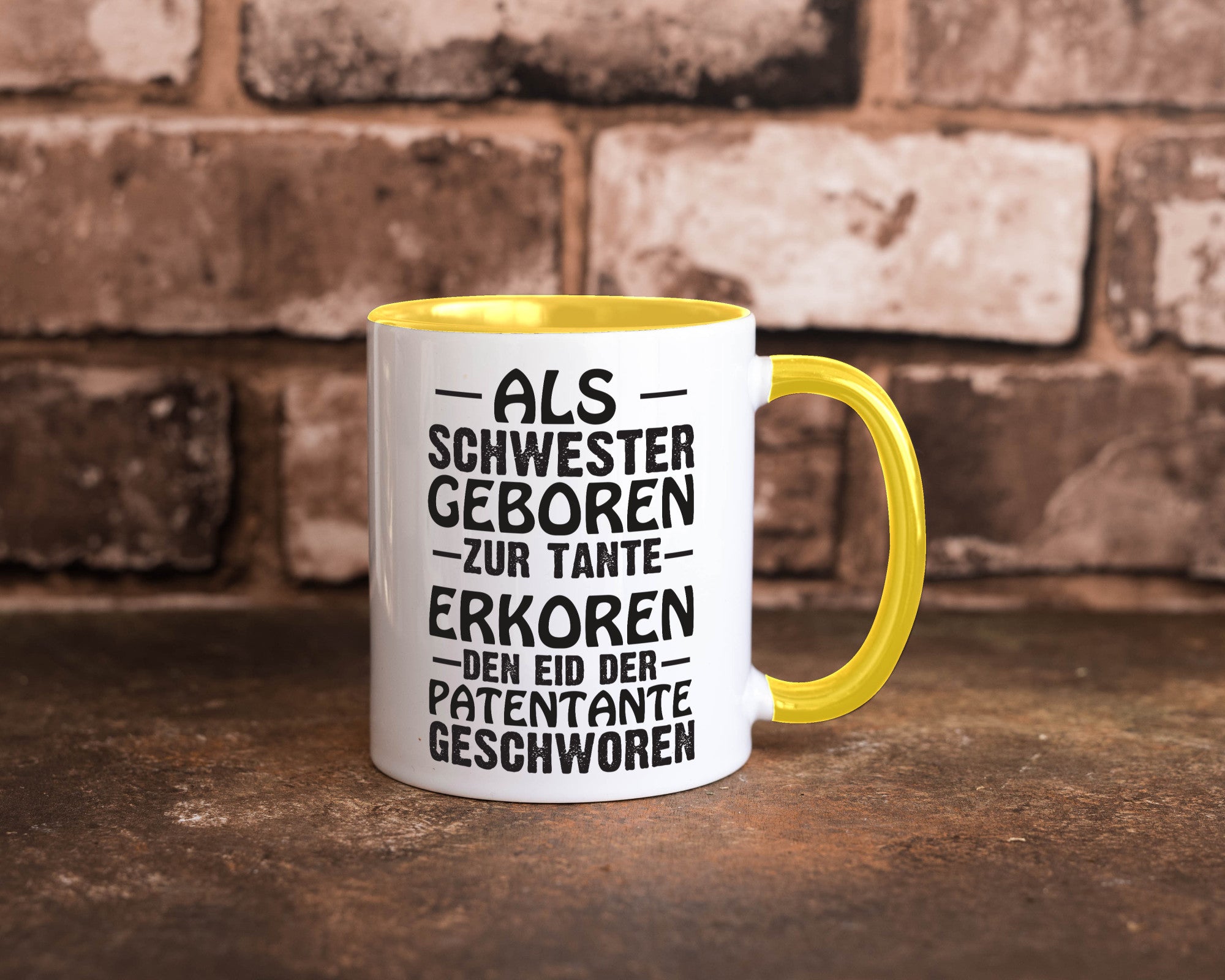 Eid der Patentante | Tante Tasse Schwester Humor lustig Geschenkidee Geschenk