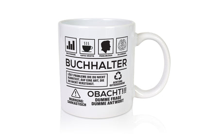 Achtung Probleme Buchhalter | Buchhaltung Humor lustiger Spruch Geschenk