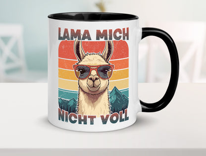 Lama mich nicht voll | Alpaka Kamel Retro lustig Humor Geschenkidee Geschenk