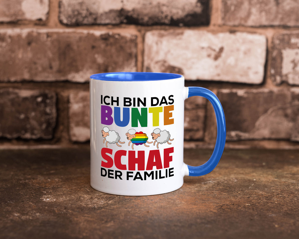 LGBTQ+ Tasse | Buntes Schaf Regenbogen Humor Geschenkidee