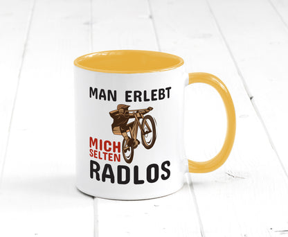Selten Radlos | Spruchtasse Fahrrad Männer Humor lustiger Spruch Geschenk