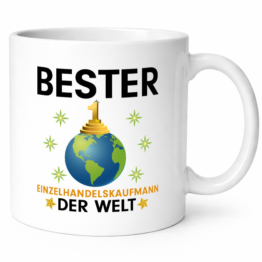 Welt Bester Einzelhandelskaufmann | Einzelhandel Humor Geschenkidee Tasse