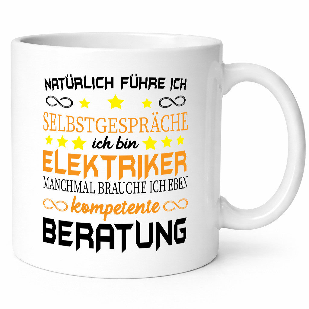 Elektriker | BrauchSelbstgespräche brauche beratung Humor Geschenkidee Tasse