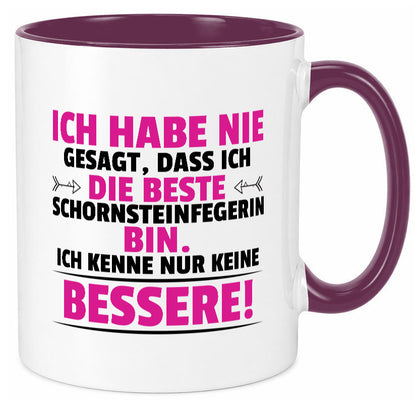 Die Beste Schornsteinfegerin | Kaminkehrer Handwerk lustig Humor Geschenkidee