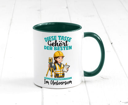 Im Universum: Vermessungstechnikerin | Techniker lustiger Spruch Geschenk Humor