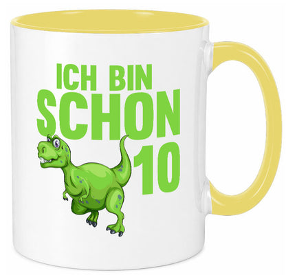 10. Geburtstag | 10 Jahre Dino Dinosaurier Geschenk Geschenkidee lustiger