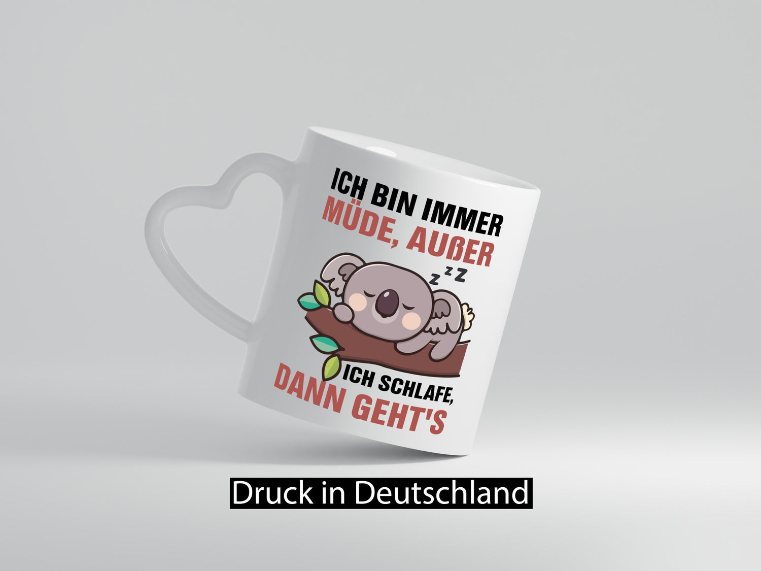 Ich bin immer müde | Schlafmütze Koala Comic Schlafen v2 Geschenk Humor