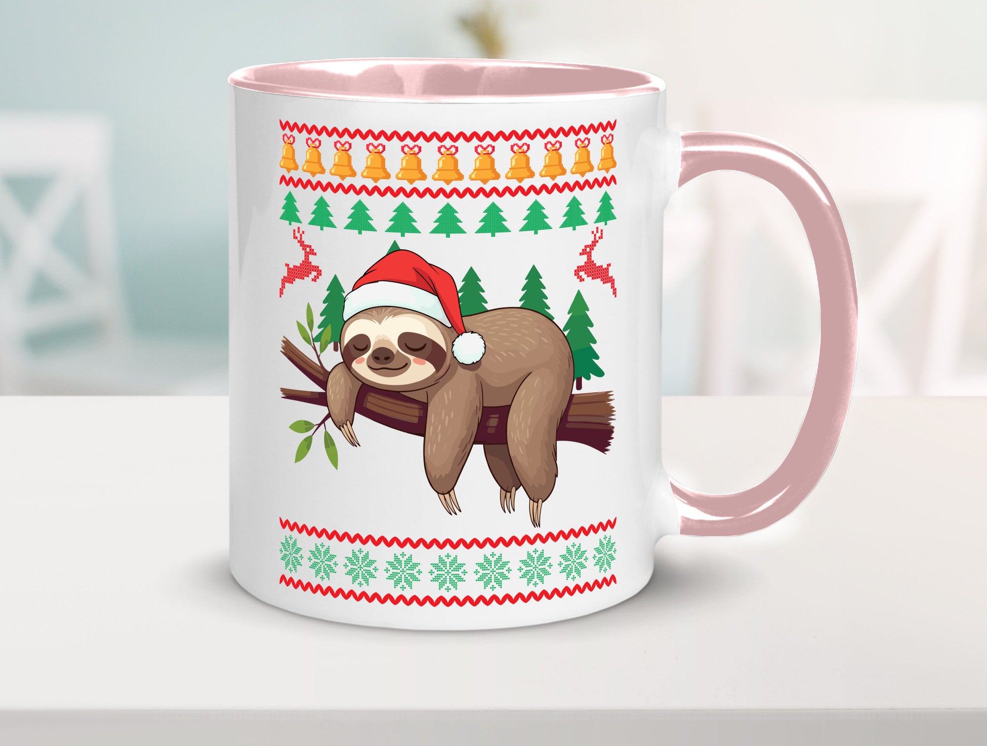 Ugly Christmas | Faultier Weihnachtsfaultier v2 lustig Tierliebhaber Humor