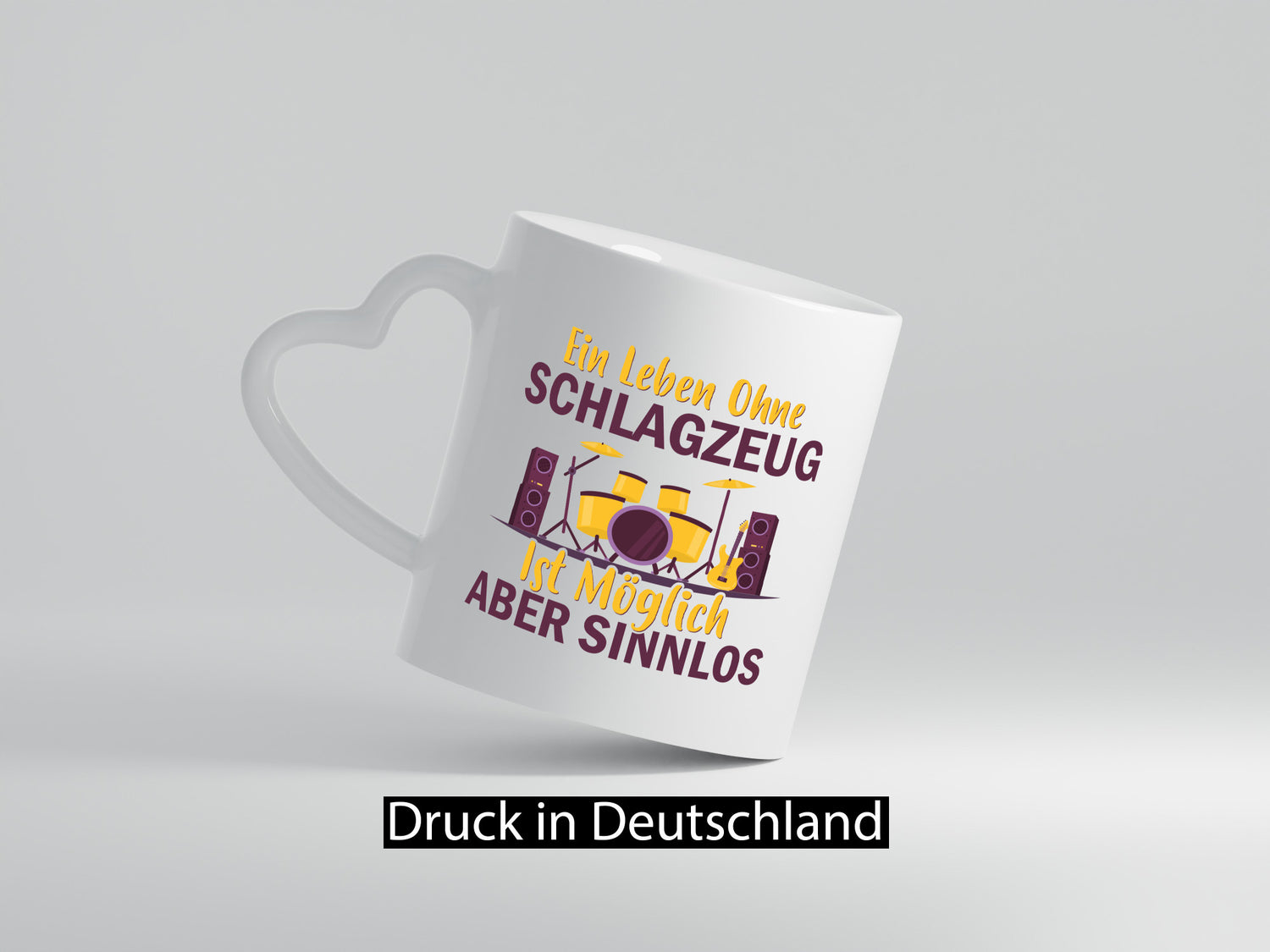 Ein Leben ohne Schlagzeug ist möglich aber Sinnlos Humor Geschenkidee Tasse