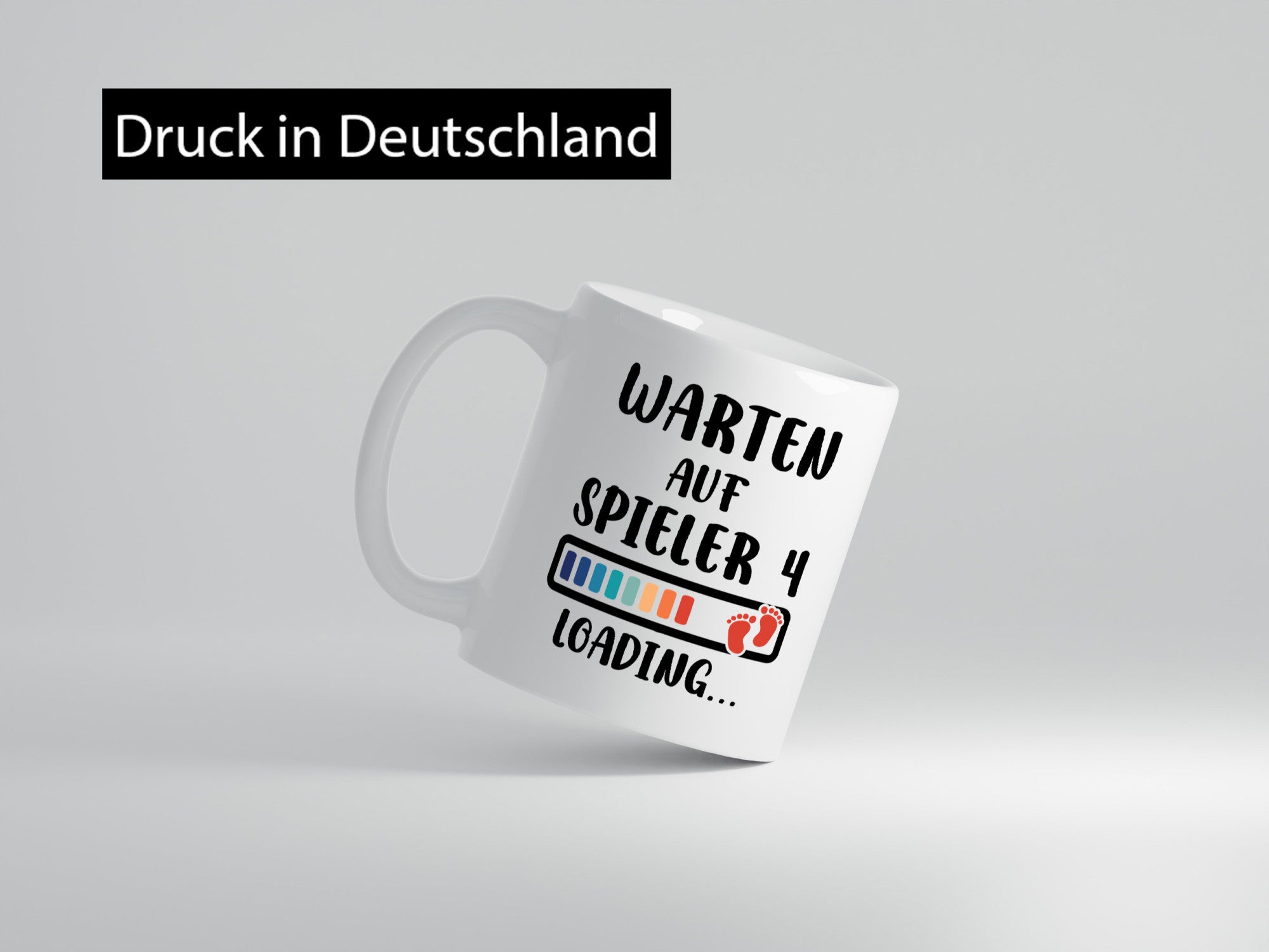 Warten auf Spieler 4 | Ankündigung Schwangerschaft lustig Humor Geschenkidee