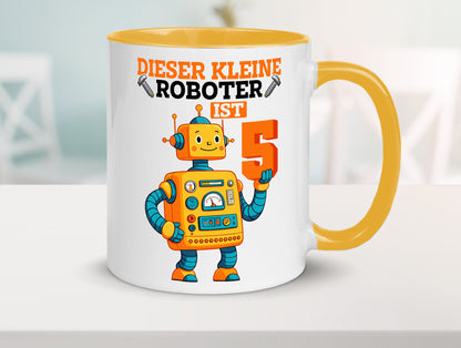 5. Geburtstag | 5 Jahre Roboter Junge lustiger Spruch Geschenk Geschenkidee