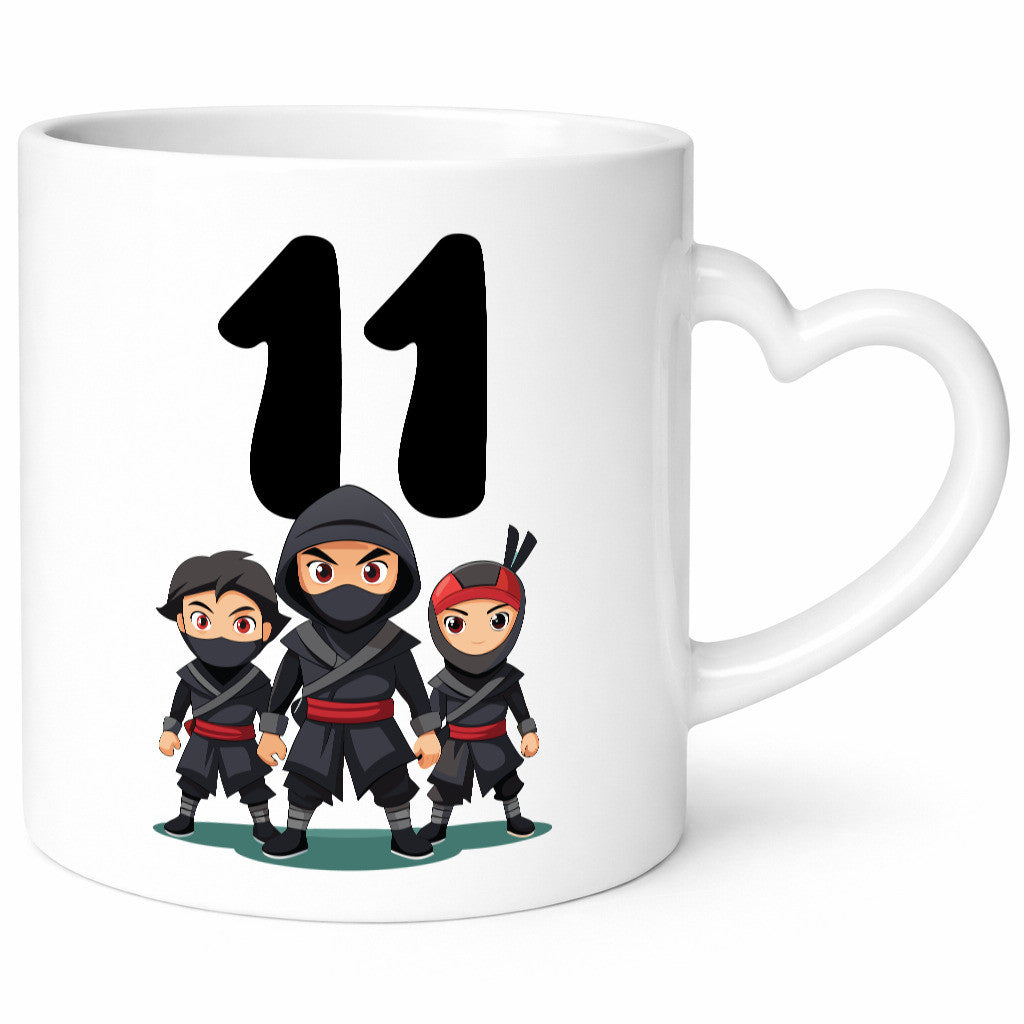 11. Geburtstag | 11 Jahre Ninja Geschenkidee Humor Tasse