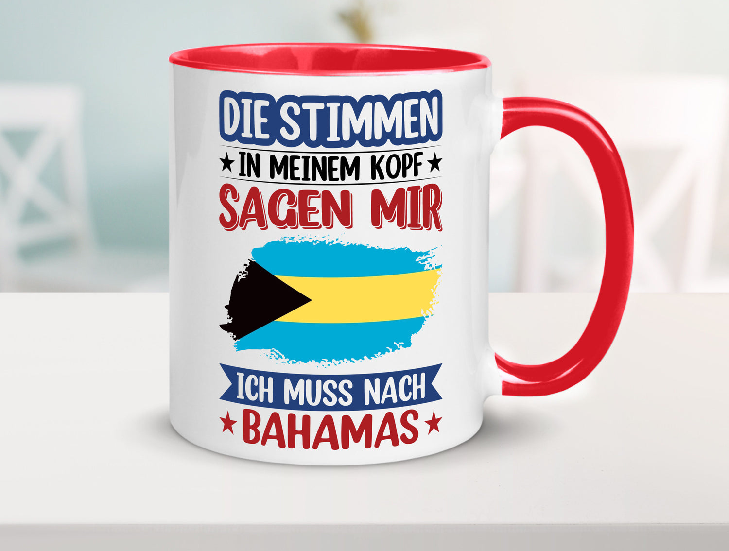 Bahamas | Urlaub Stimmen in meinem Kopf Traumland Geschenk Humor Geschenkidee