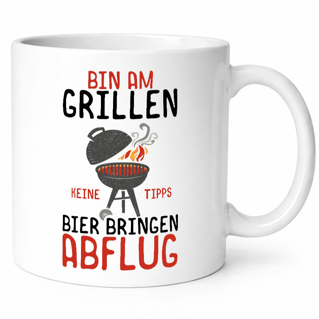 Bin am Grillen | Grillmeister Bierliebhaber BBQ Chef Geschenkidee Arbeit