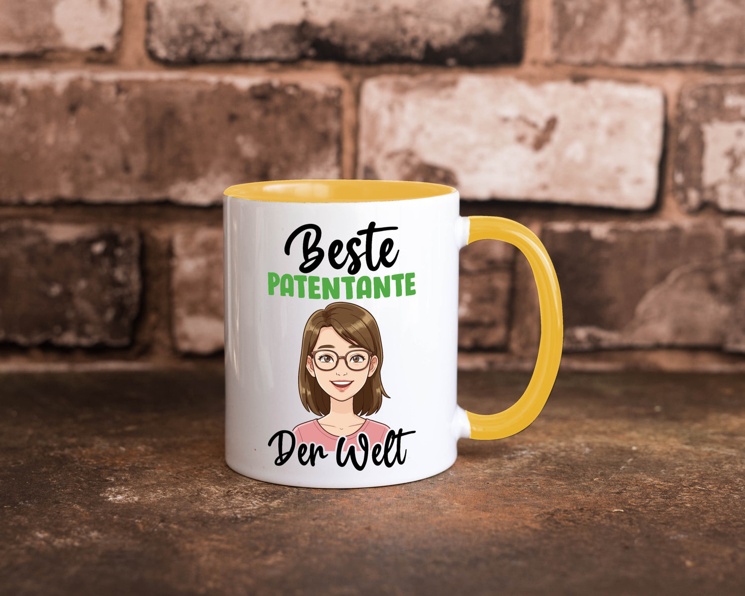 Beste Patentante | Tante lustiger Spruch Geschenk Humor Geschenkidee Tasse
