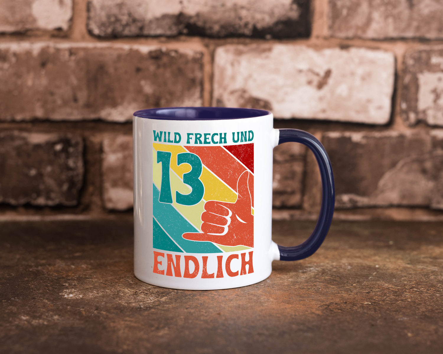 13. Geburtstag | 13 Jahre Wild und Frech Humor Geschenkidee Tasse
