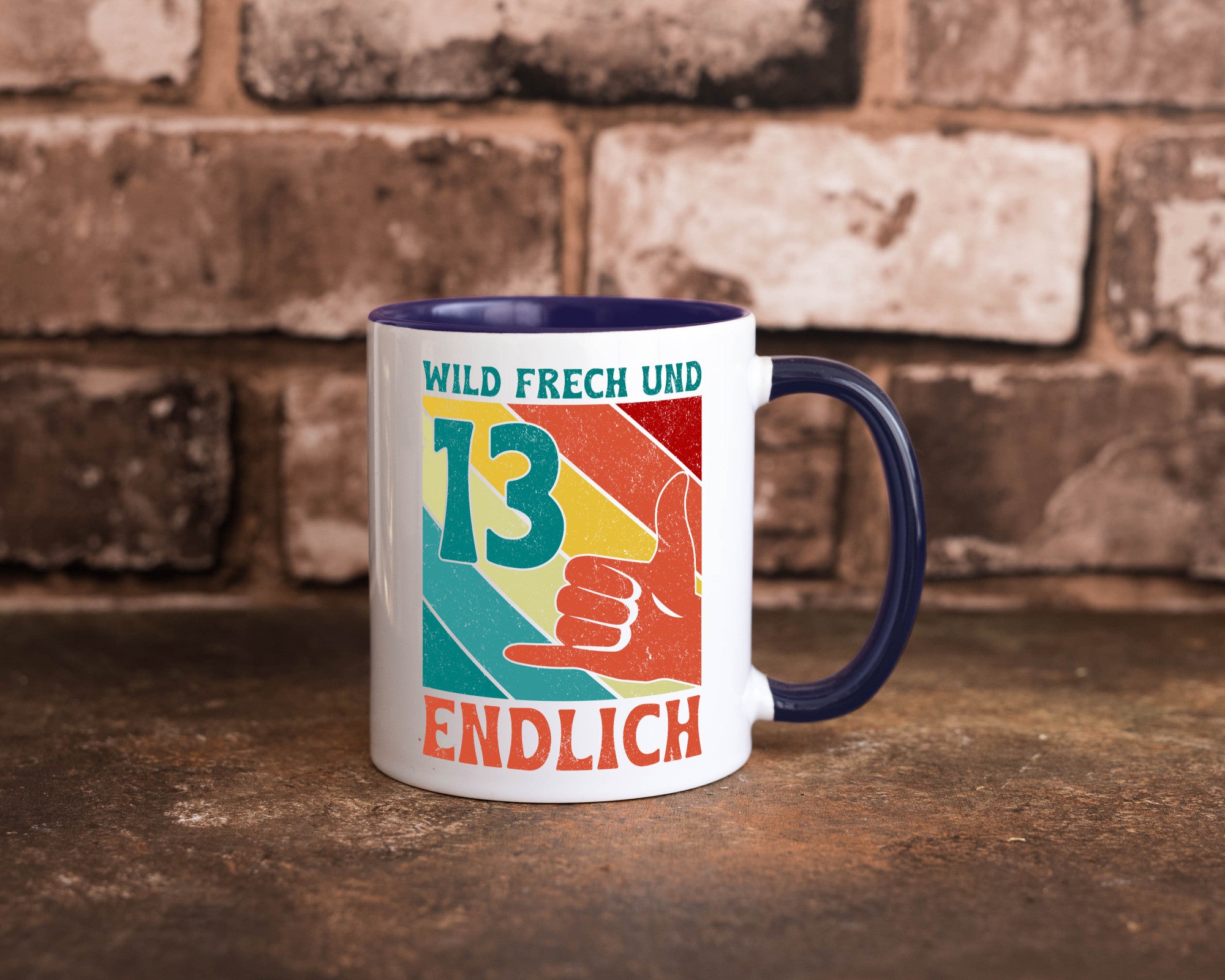 13. Geburtstag | 13 Jahre Wild und Frech Humor Geschenkidee Tasse
