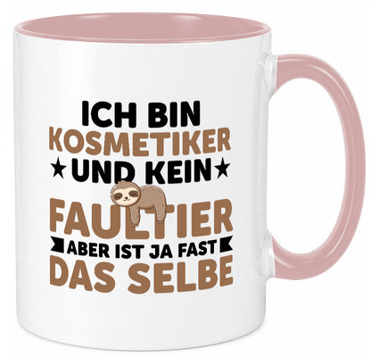 Ich bin kein Faultier: Kosmetiker | Kosmetik Stylist v2 Geschenk Tierliebhaber