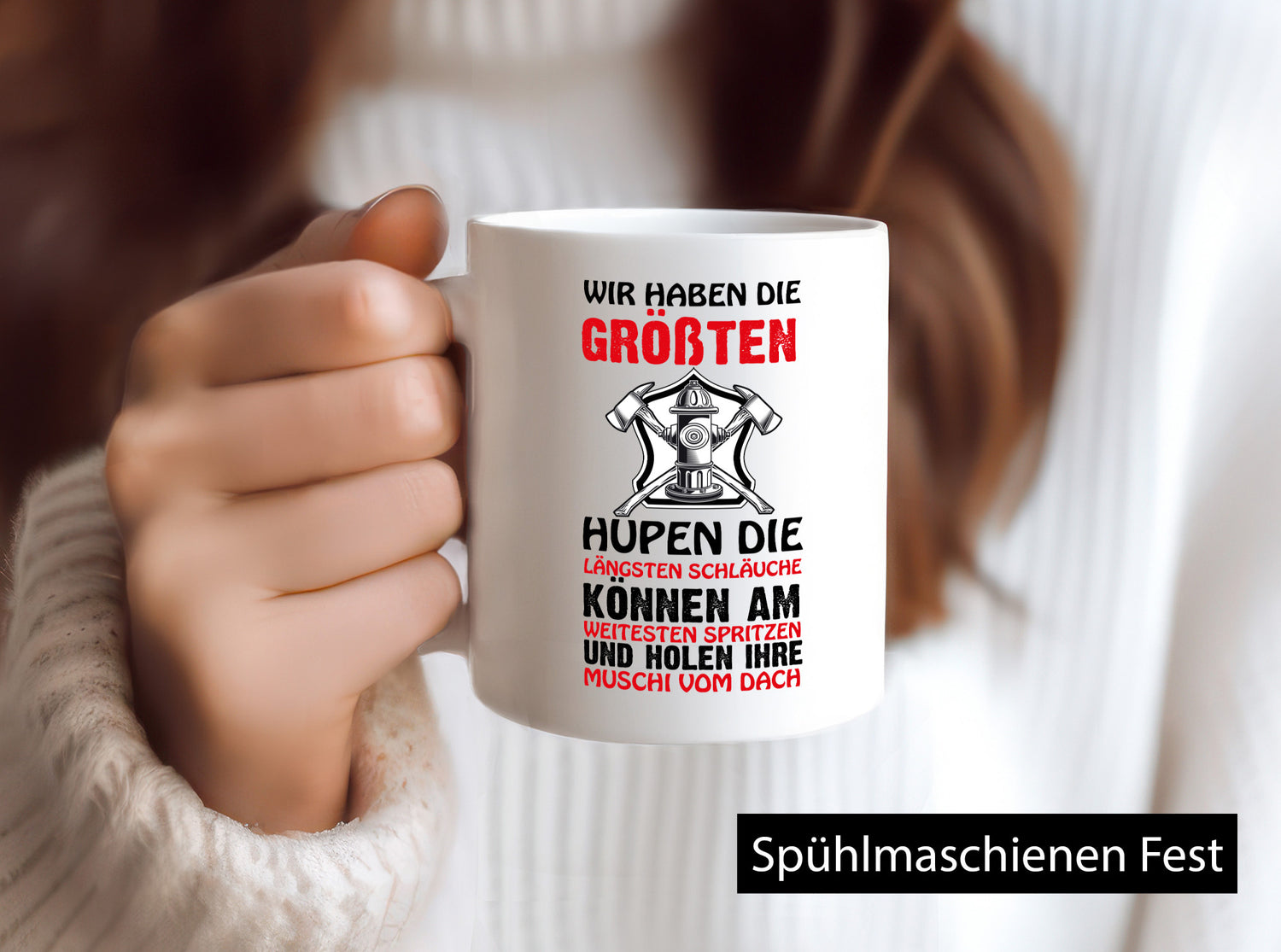 Feuerwehr hat den Größten Humor Geschenkidee Tasse