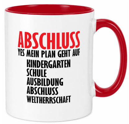 Abschluss Bachelor Geschenkidee Humor Tasse