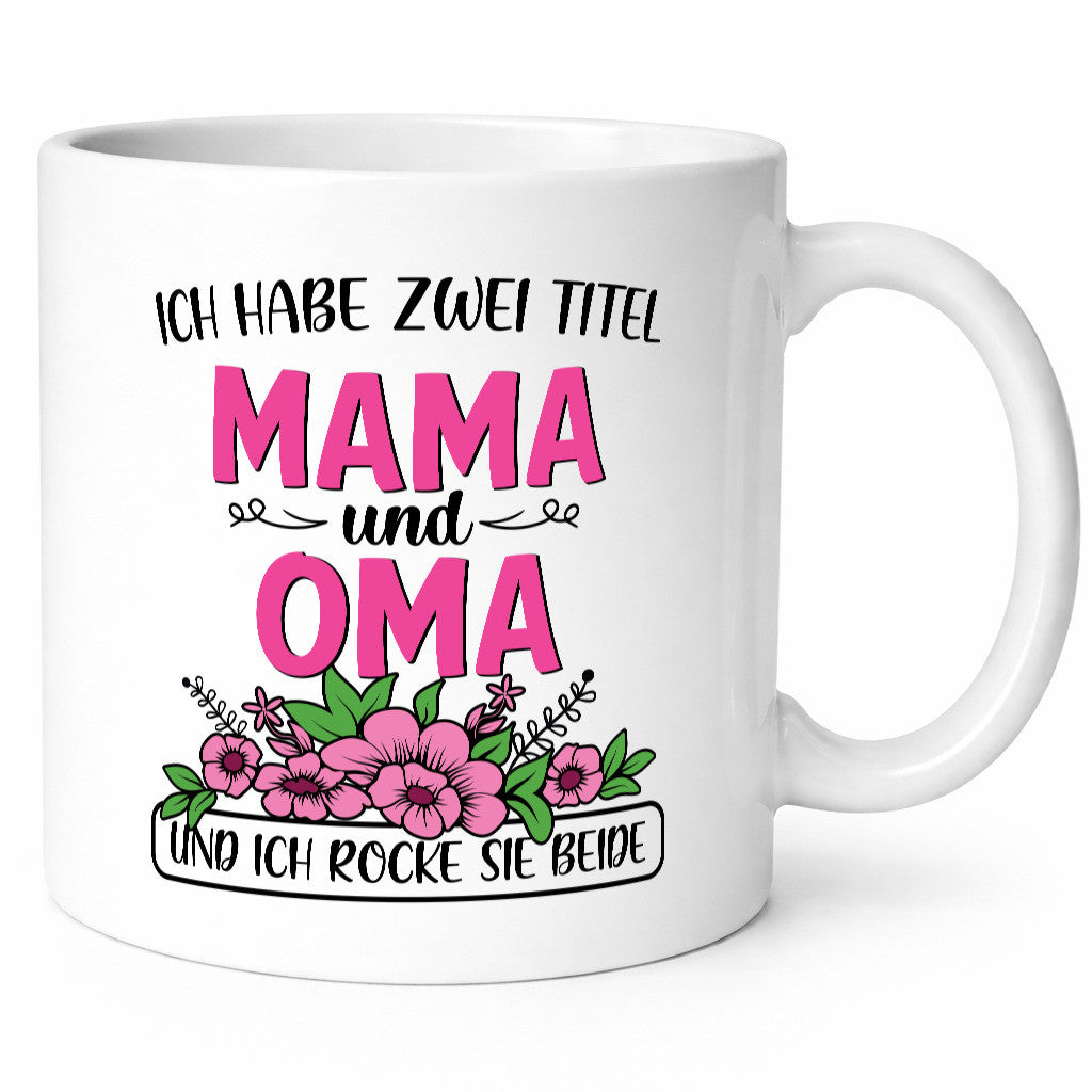 Mama und Oma rocke sie beide | Muttertag lustig Familie Geschenkidee Geschenk