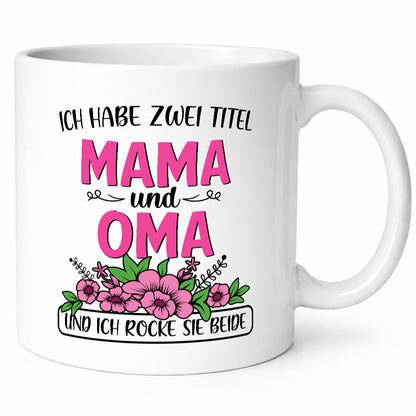 Mama und Oma rocke sie beide | Muttertag lustig Familie Geschenkidee Geschenk