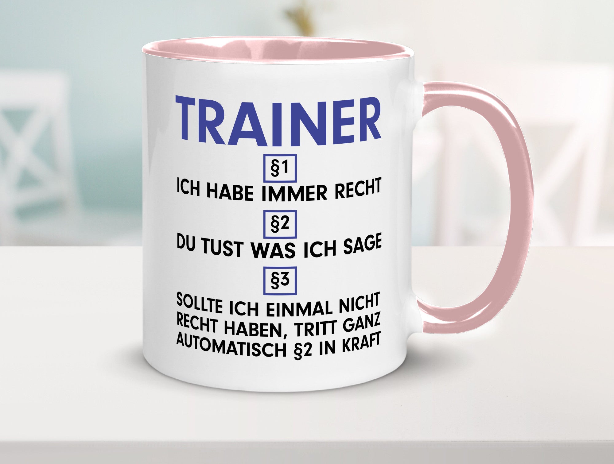 Ich habe immer Recht Trainer | Verein Sport v2 lustig Humor Geschenkidee