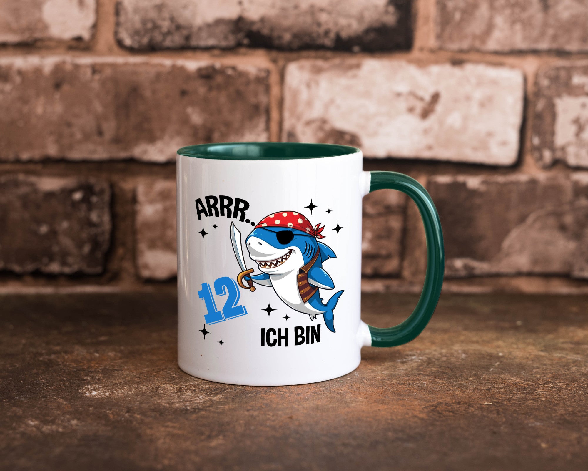 12. Geburtstag | 12 Jahre Arr Pirat Hai Piraten Geschenk Geschenkidee lustiger