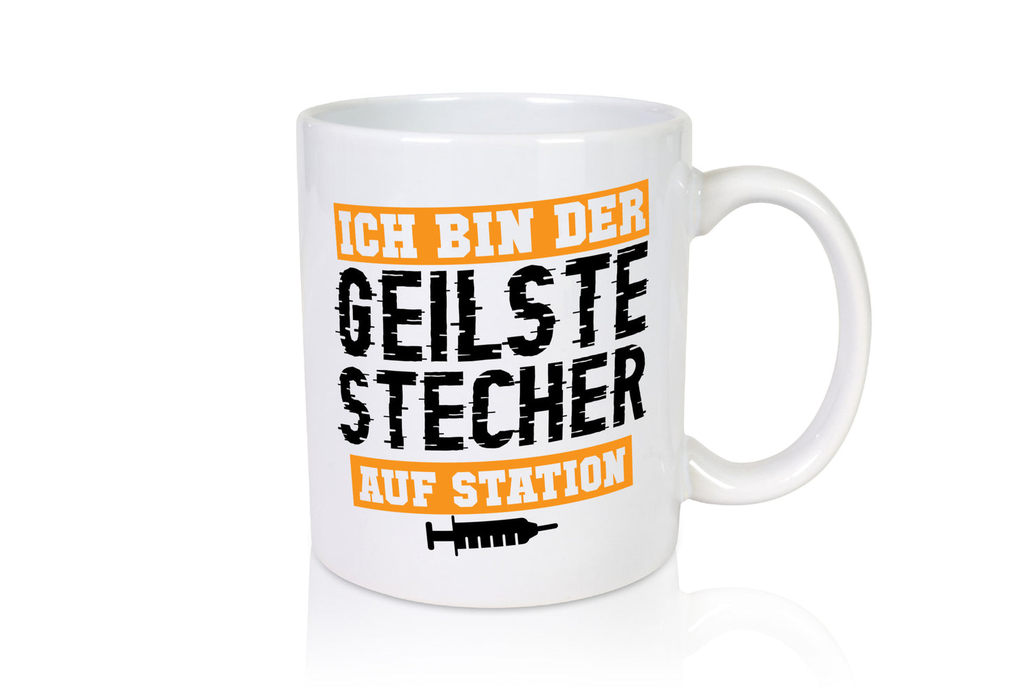Ich bin der Geilste Stecher auf Station | Krankenhaus Geschenkidee Humor Tasse