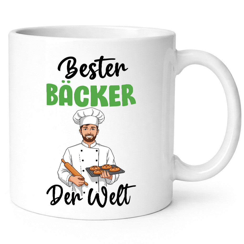 Bester Bäcker | Bäckerei Backen Konditor v2 Humor Geschenkidee Tasse