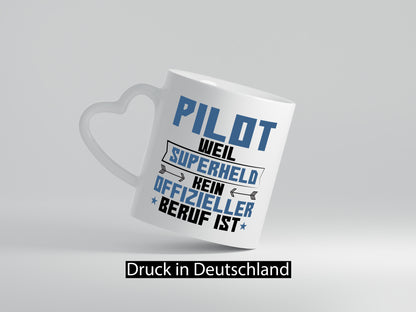Superheldin Pilot | Flugzeug Piloten lustiger Spruch Geschenk Humor