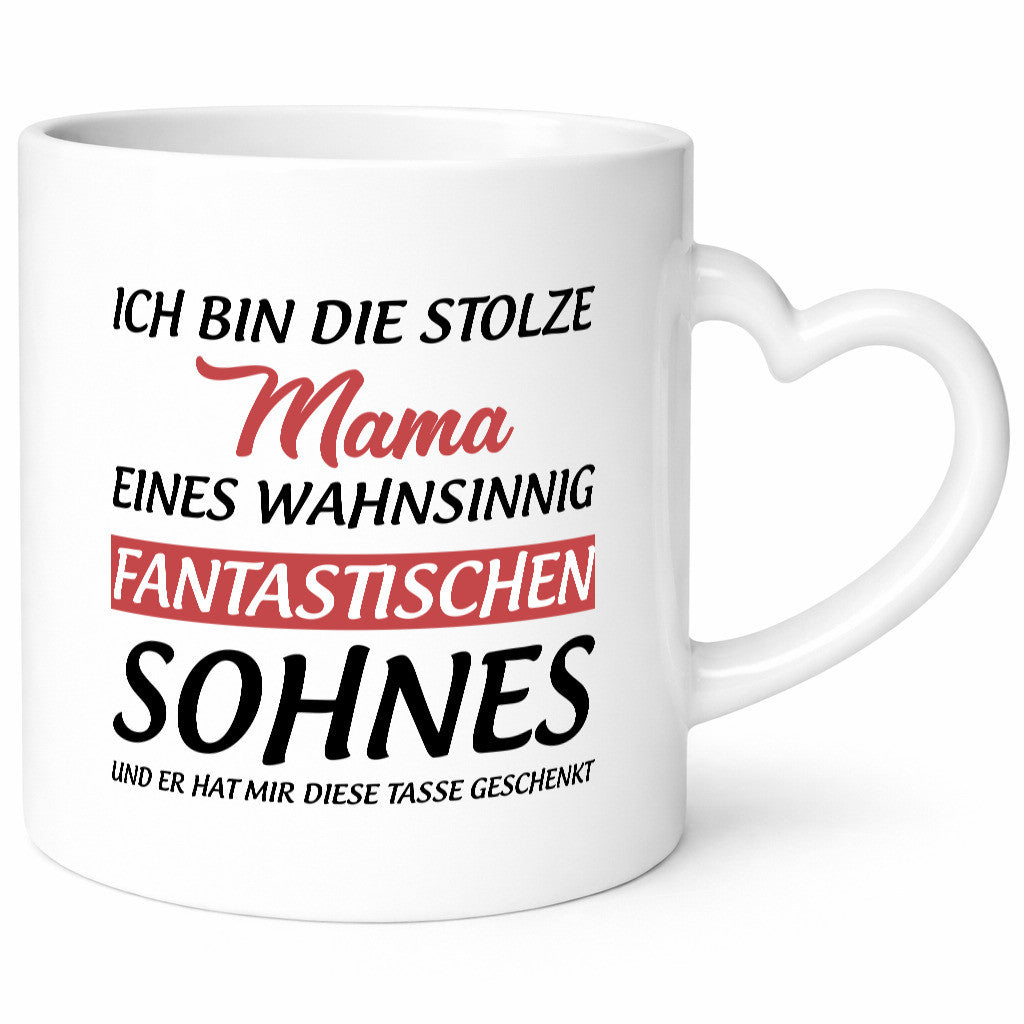 Stolze Mama | Sohn hat mir diese Tasse geschenkt Geschenkidee Familie Humor