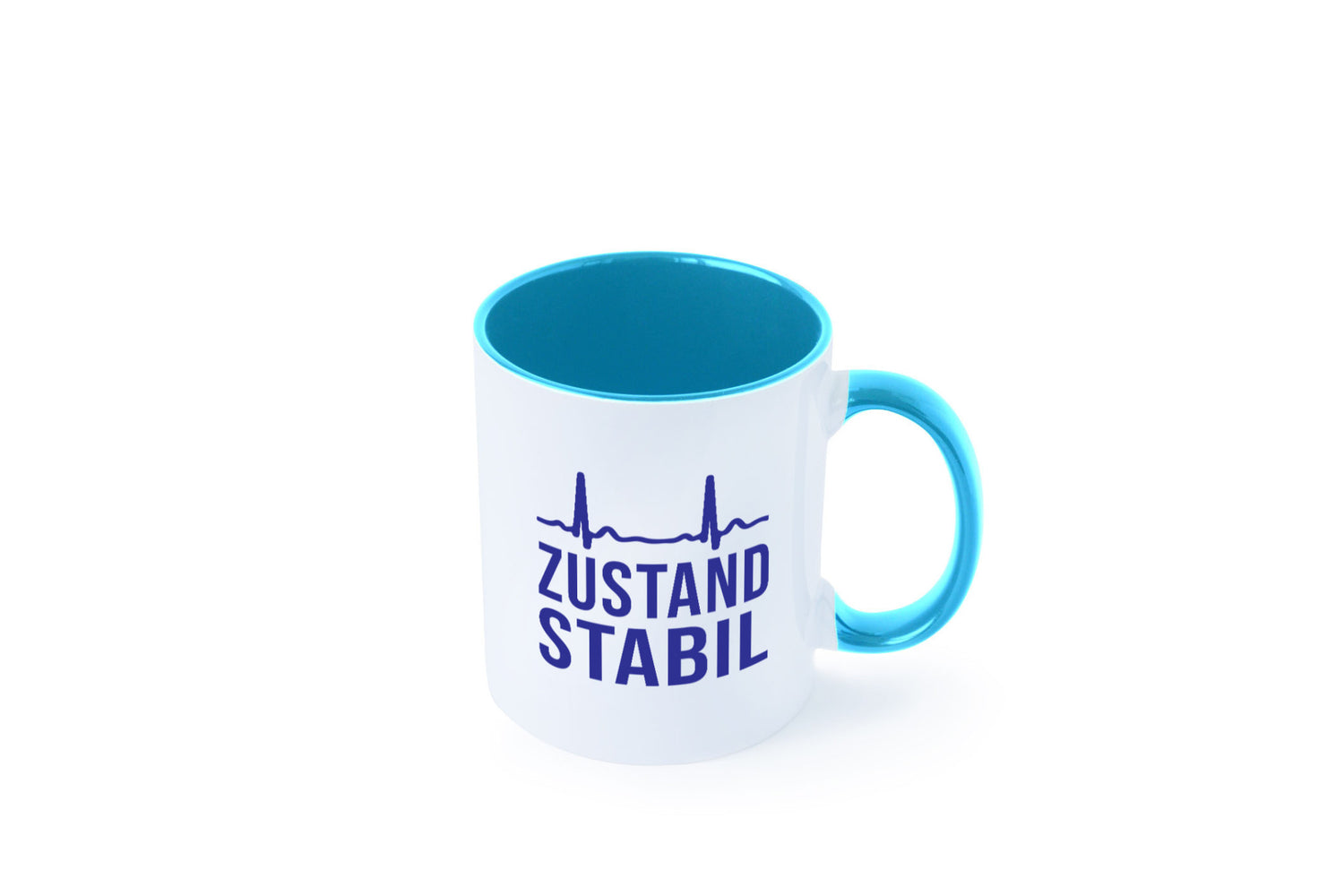 Zustand stabil | Herzschlag v2 Geschenk Humor Geschenkidee lustiger Spruch Tasse