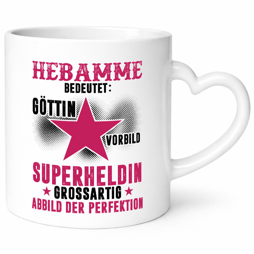 Bedeutung von Hebamme | Geburtshilfe lustig Humor Geschenkidee Geschenk Tasse