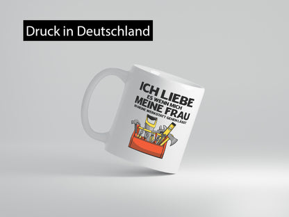 Ich liebe meine Frau | Werkstatt Werkzeug Handwerker v2 Geschenk Humor