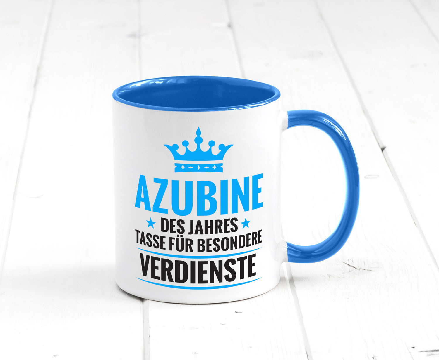Besonderer Verdienst: Azubine | Ausbildung Lehrling lustig Humor Geschenkidee