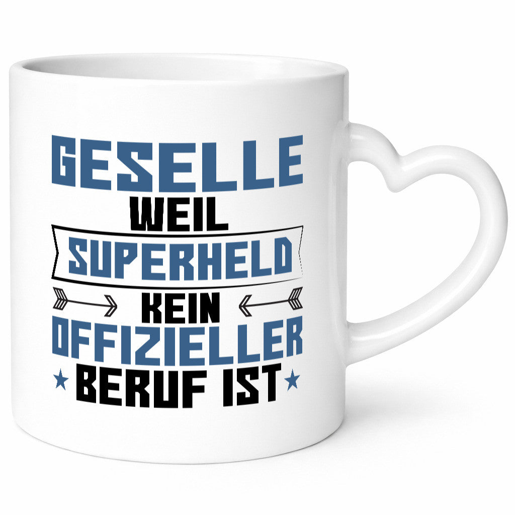 Superheld Geselle | Handwerker Geschenkidee Humor Tasse