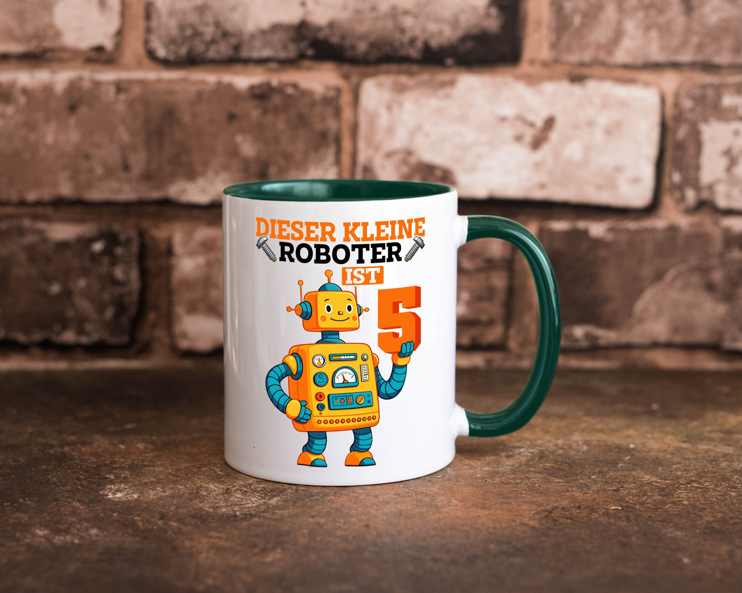 5. Geburtstag | 5 Jahre Roboter Junge lustiger Spruch Geschenk Geschenkidee