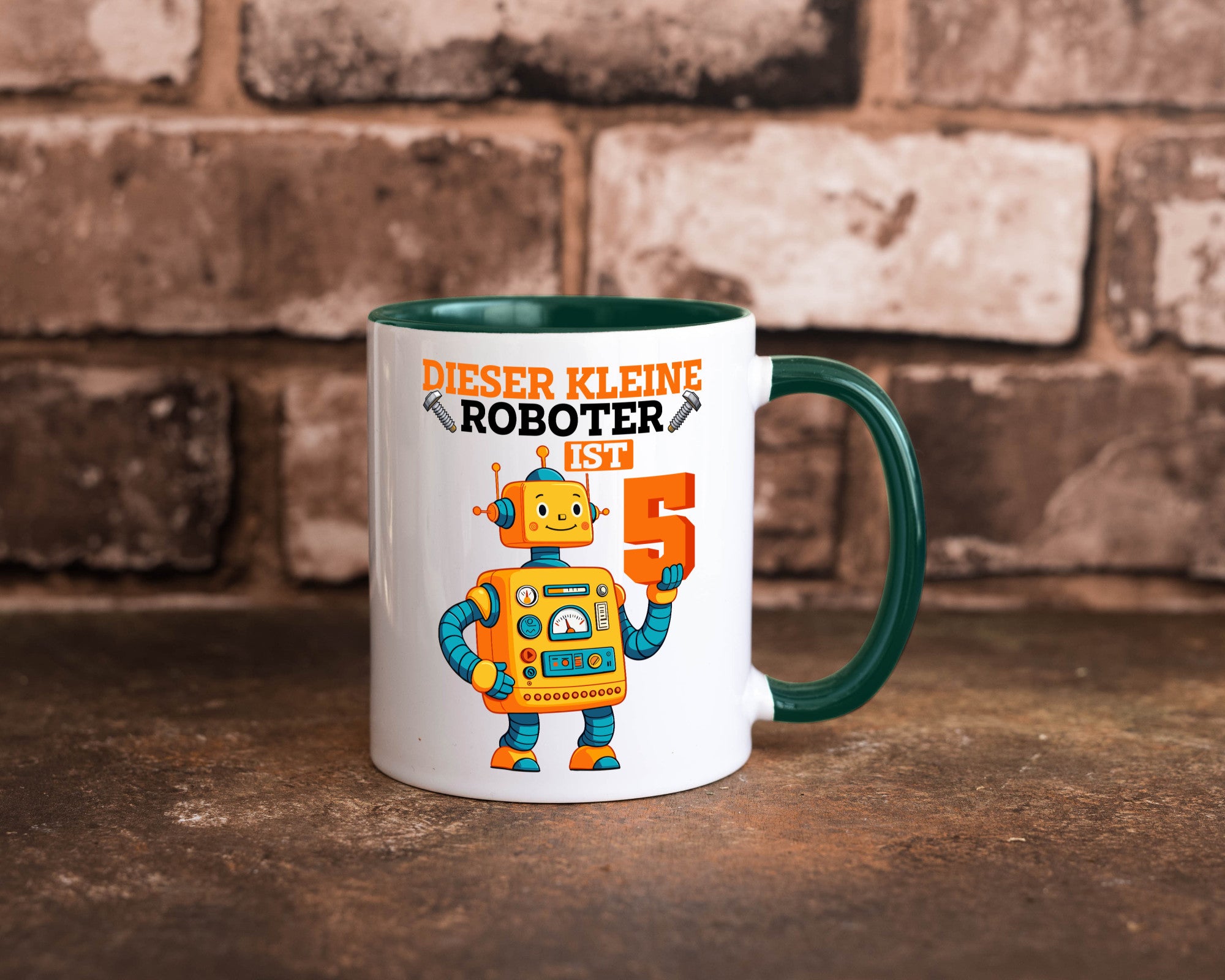 5. Geburtstag | 5 Jahre Roboter Junge lustiger Spruch Geschenk Geschenkidee