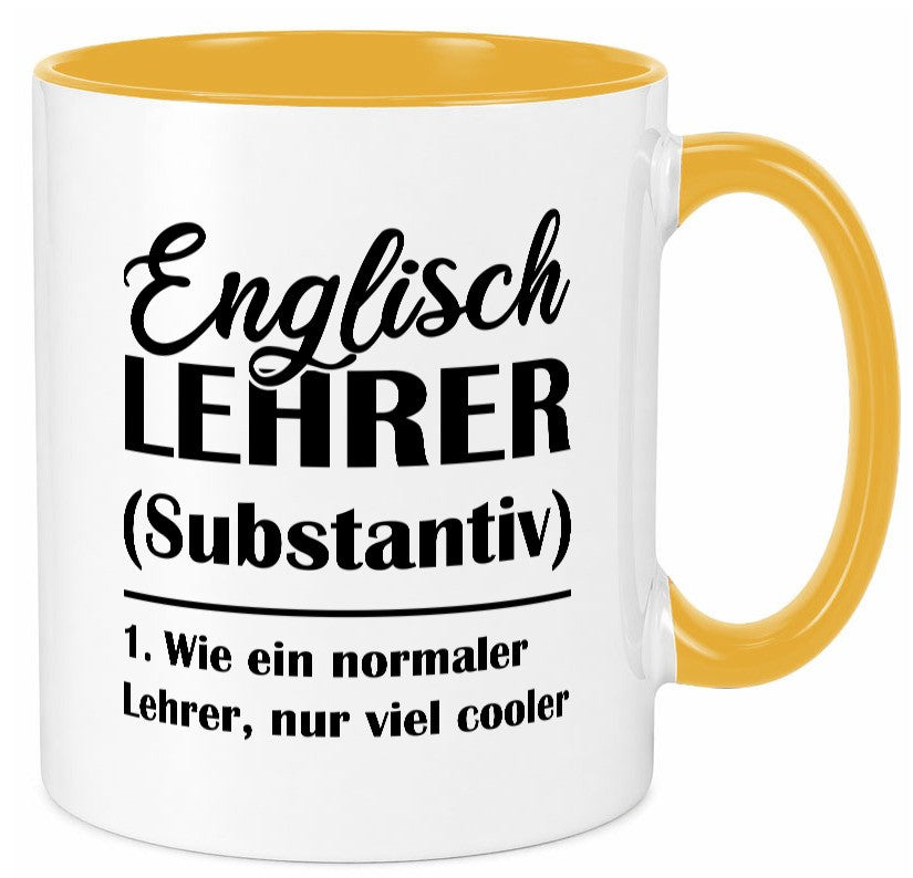 Englisch Lehrer, normal, nur viel cooler Geschenk Humor Geschenkidee lustiger Tasse