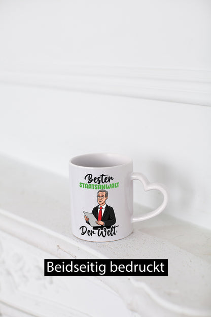 Bester Staatsanwalt | Anwalt Jurist v2 Geschenkidee Humor Tasse