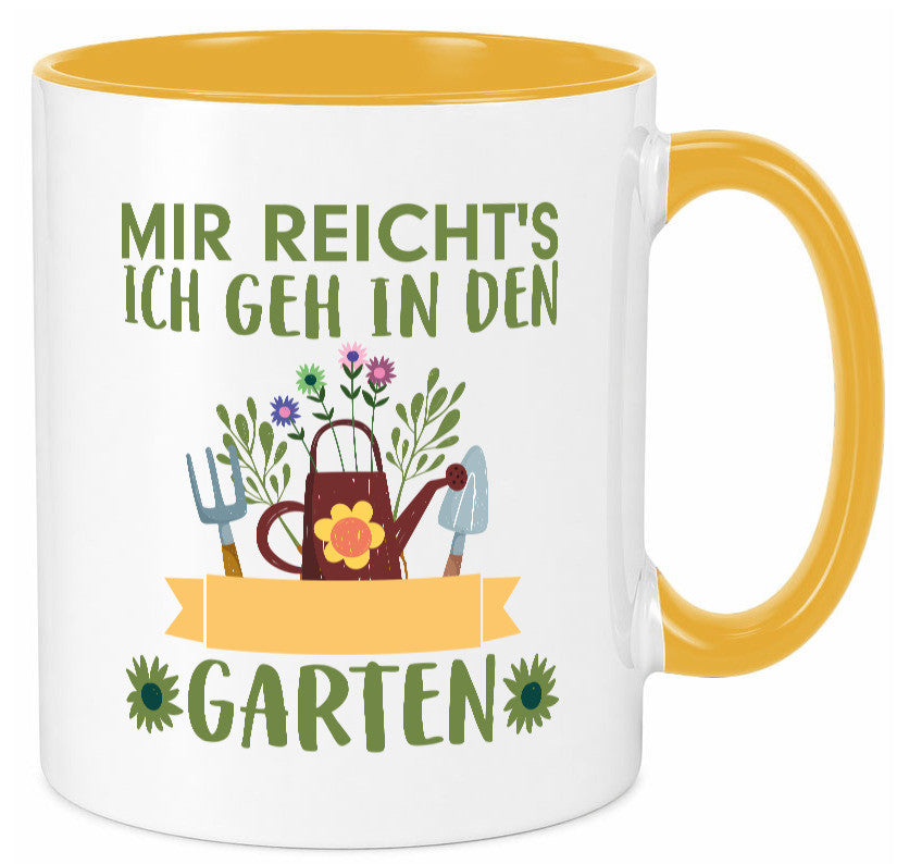 Ich geh in den Garten | Gärtner Tasse Gartenarbeit Humor Arbeit Kollegen Büro