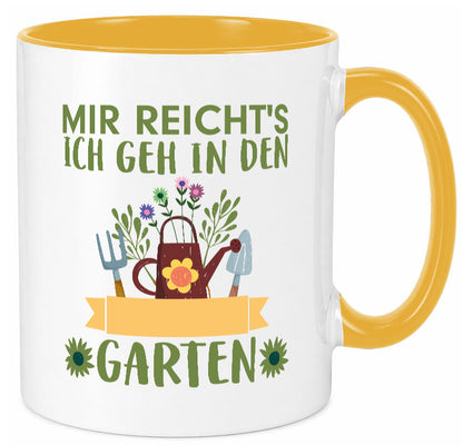 Ich geh in den Garten | Gärtner Tasse Gartenarbeit Humor Arbeit Kollegen Büro