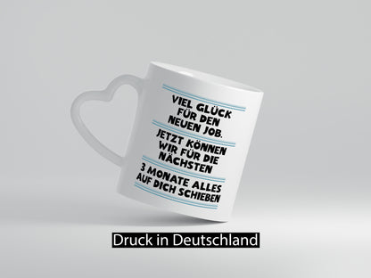 Vile glück mit dem neuen Job | Neuling Arbeit Geschenk Kollegen Büro lustiger