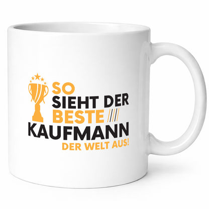 Der Weltbeste Kaufmann Kaufmänner lustig Humor Geschenkidee Geschenk Tasse