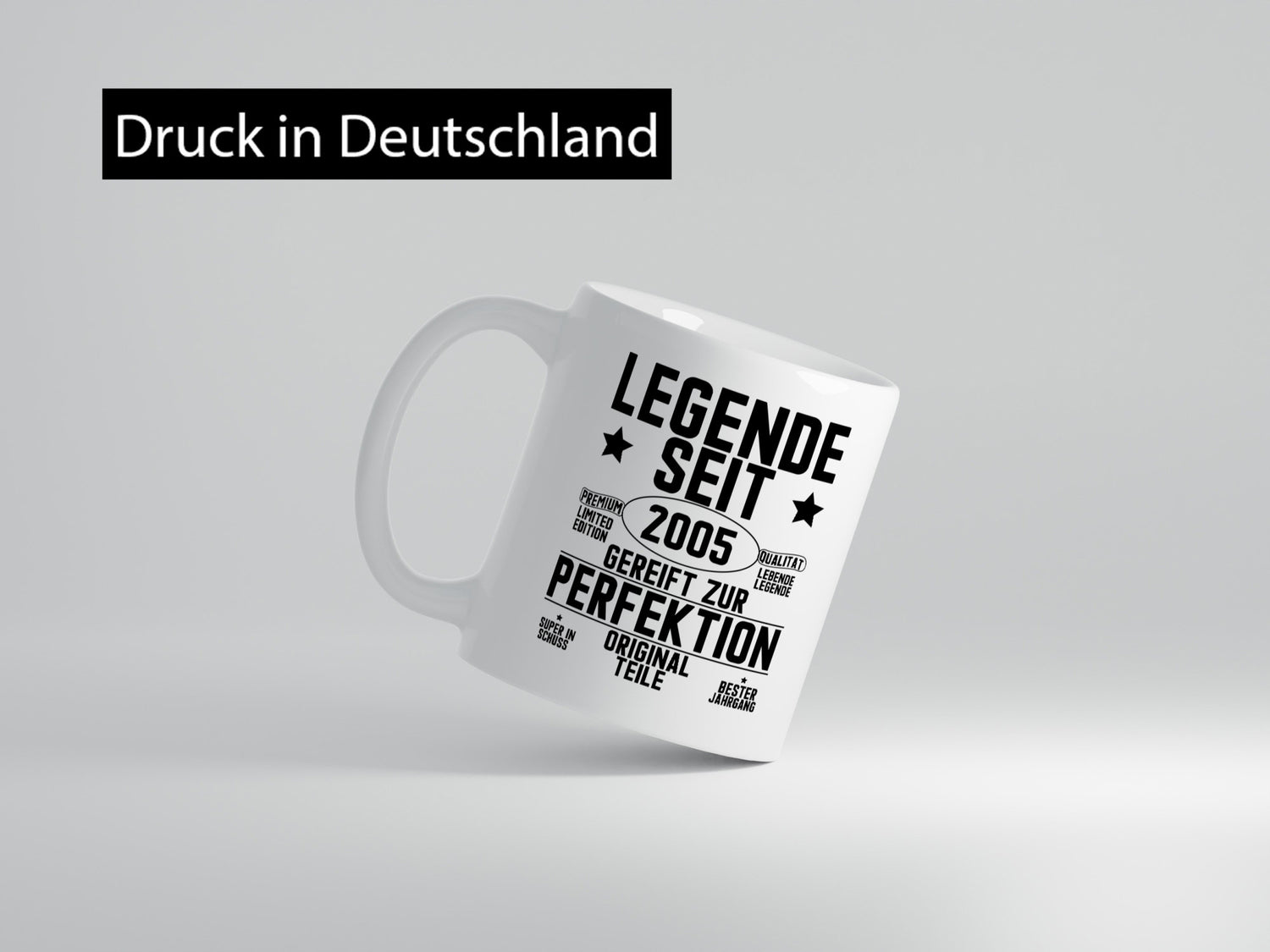 Legende seit 2005 | Geburtstag Gut gereift Whiskey Logo lustig Geschenkidee